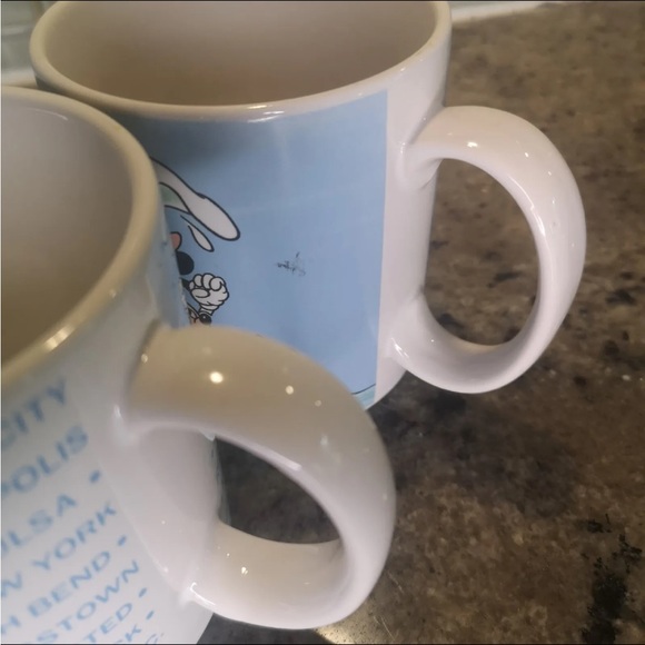 Walt Disney Lot of 2 Mickey & Minnie Mugs 1986 Made In Japan And Korea 350ml. - Picture 4 of 7